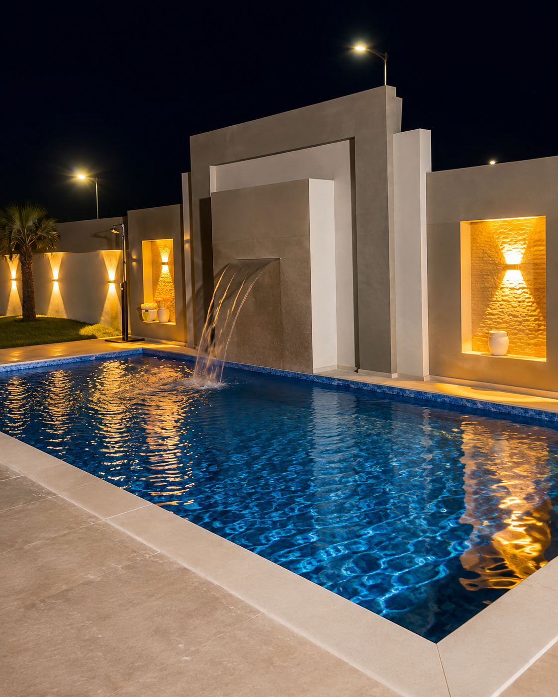 Piscine minimaliste