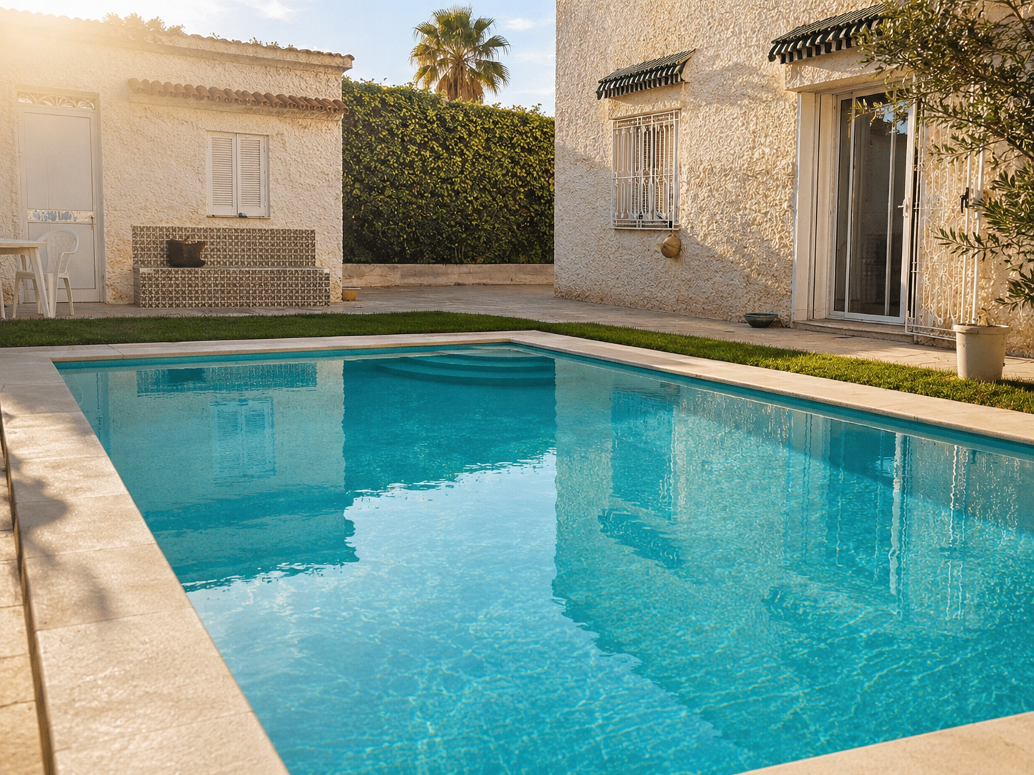 Piscine familial radés